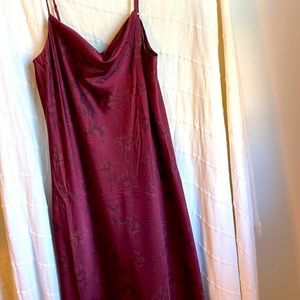 Calvin Klein cowl neck long midi slip dress size 4
